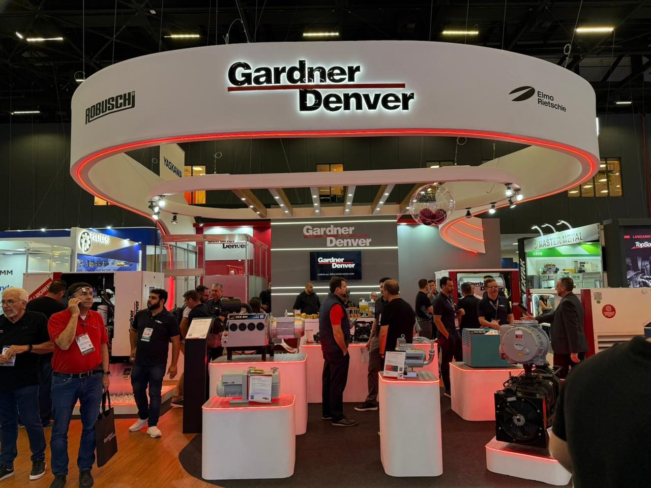 Estande Gardner Denver / Robuschi na FEIMEC — MP Eventos