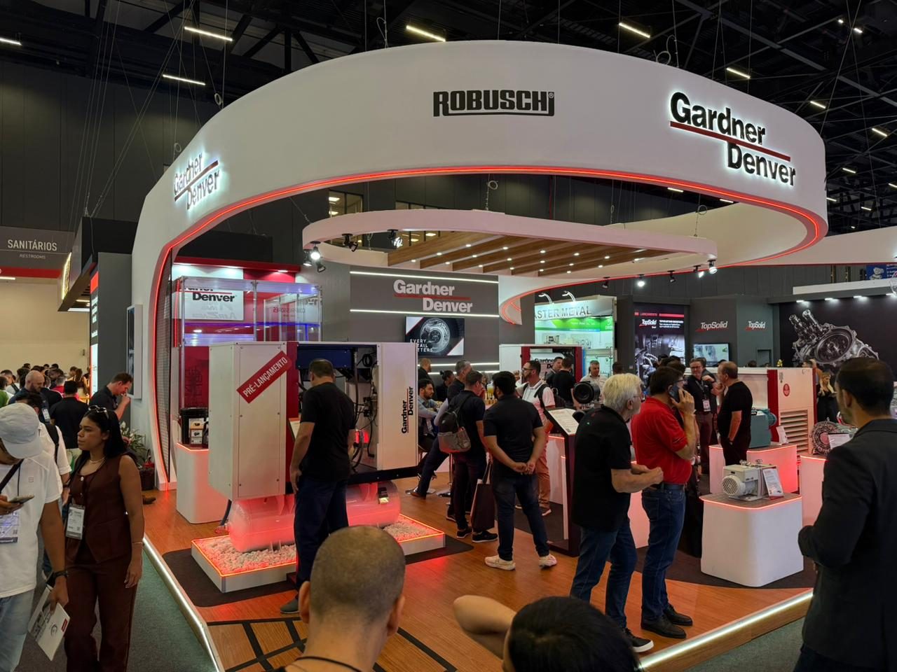 Estande Gardner Denver / Robuschi na FEIMEC — MP Eventos